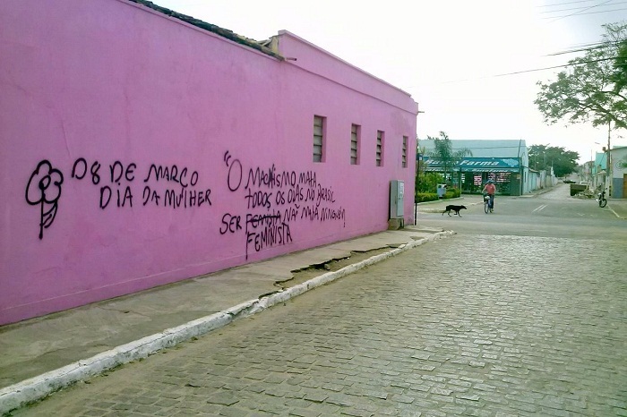 Ato de vandalismo no centro 