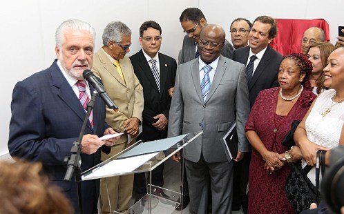 Governador Jaques Wagner participa da Cerimônia de Instalação da 13ª Vara da Fazenda Pública e Implantação do Sistema de Processo Judicial Eletrônico. Foto: Alberto Coutinho/GOVBA