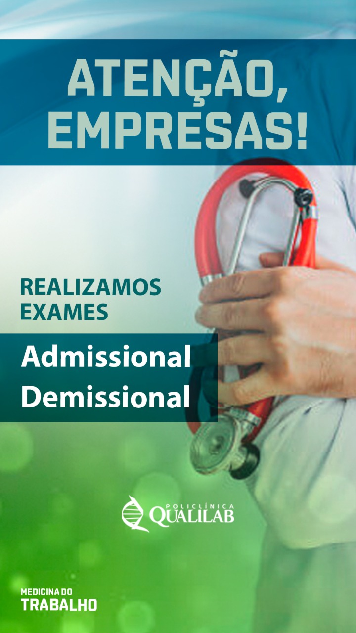 QUALILAB: Atenção Empresas! Realizamos Exames Admissional E Demissional ...