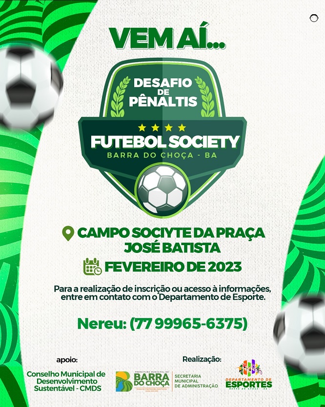 Acompanhe ao vivo a transmissão da final do Campeonato de Futebol Society